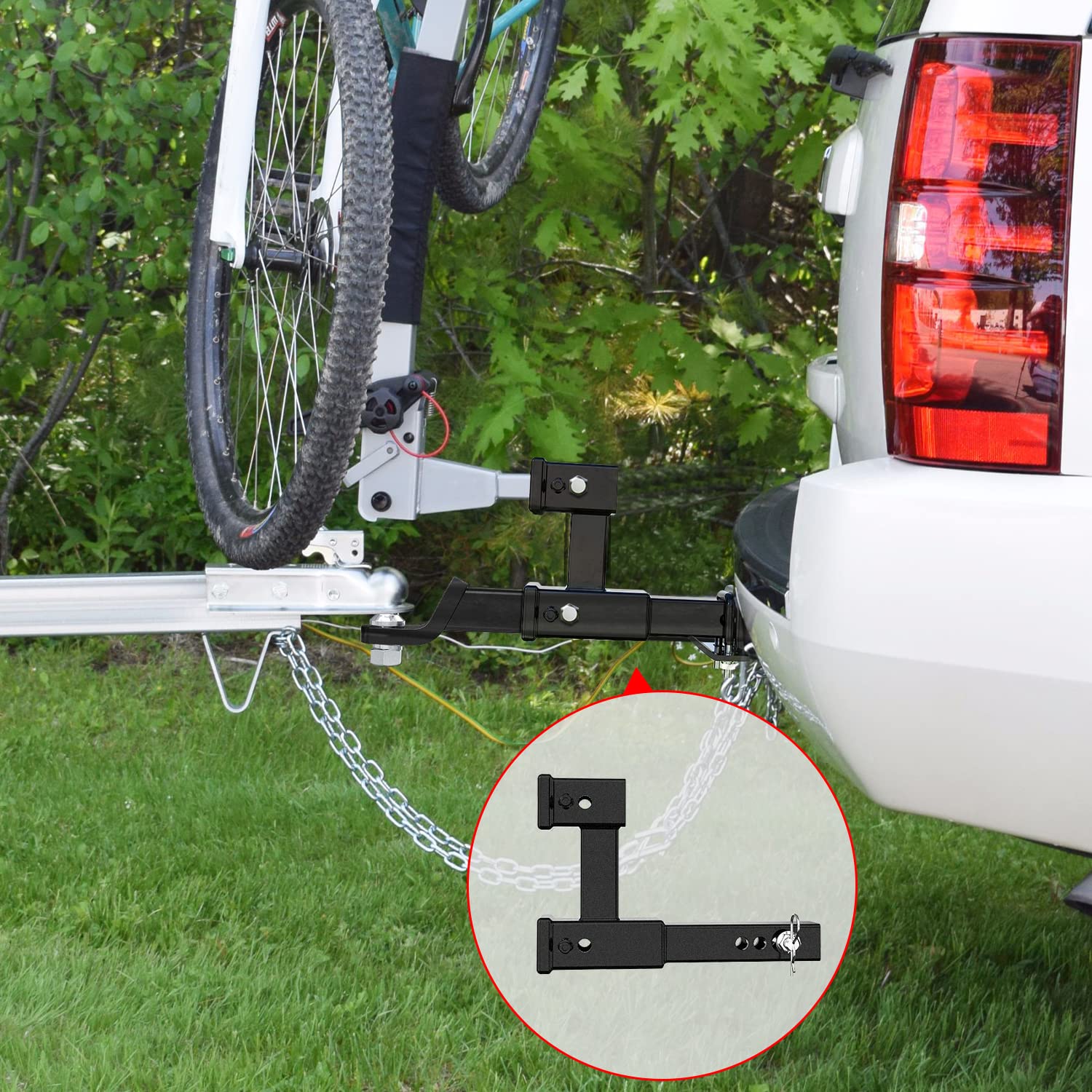 Foto 7 | Receptor Doble Hitch Extension Nilight De 2 Pulgadas, 25 Cm De Longitud Máxima - Venta Internacional.