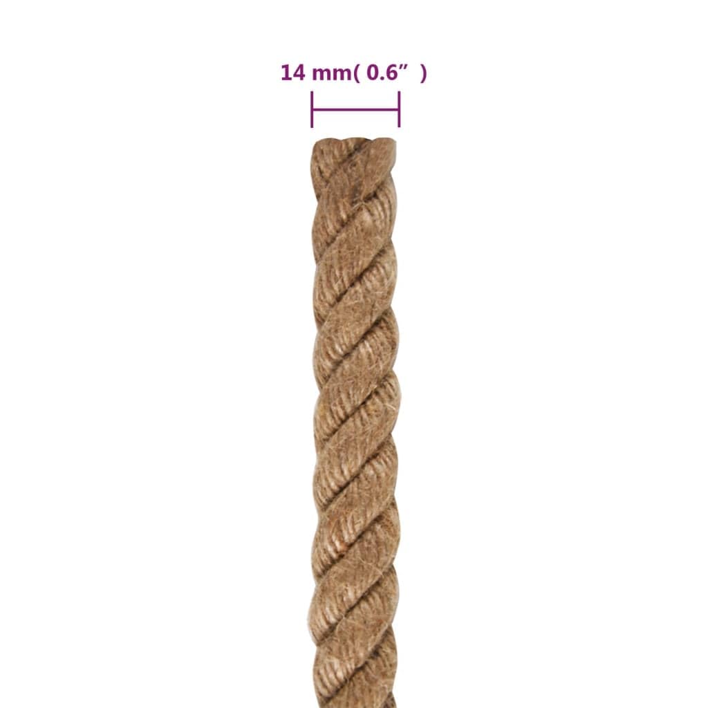 Foto 8 pulgar | Cuerda De Yute Vidaxl Natural  100% Yute  0 6 Cm De Grosor  100 M - Venta Internacional.