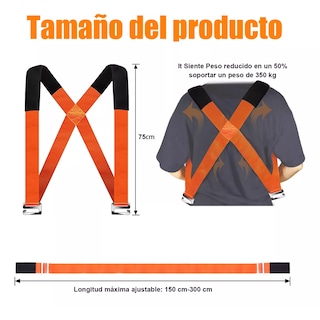 Foto 2 | Correas Móviles Correas Para Levantar Mover Muebles Eo Safe Imports Esi-16393 Multicolor