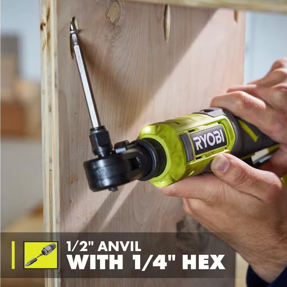 Foto 4 pulgar | Trinquete Inalámbrico Multitamaño Ryobi One+ 18 V Pcl280b - Venta Internacional