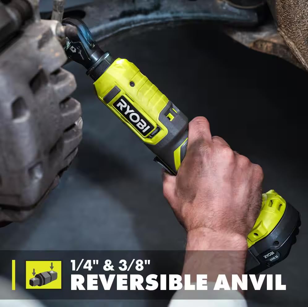 Foto 5 pulgar | Trinquete Inalámbrico Multitamaño Ryobi One+ 18 V Pcl280b - Venta Internacional