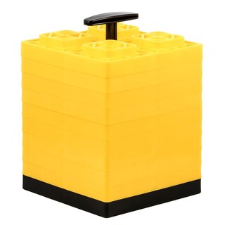Foto 1 | Bloques De Nivelación Camco Fasten Con Mango En T, 2 X 2 Pulgadas, Color Amarillo, Paquete De 10 - Venta Internacional.