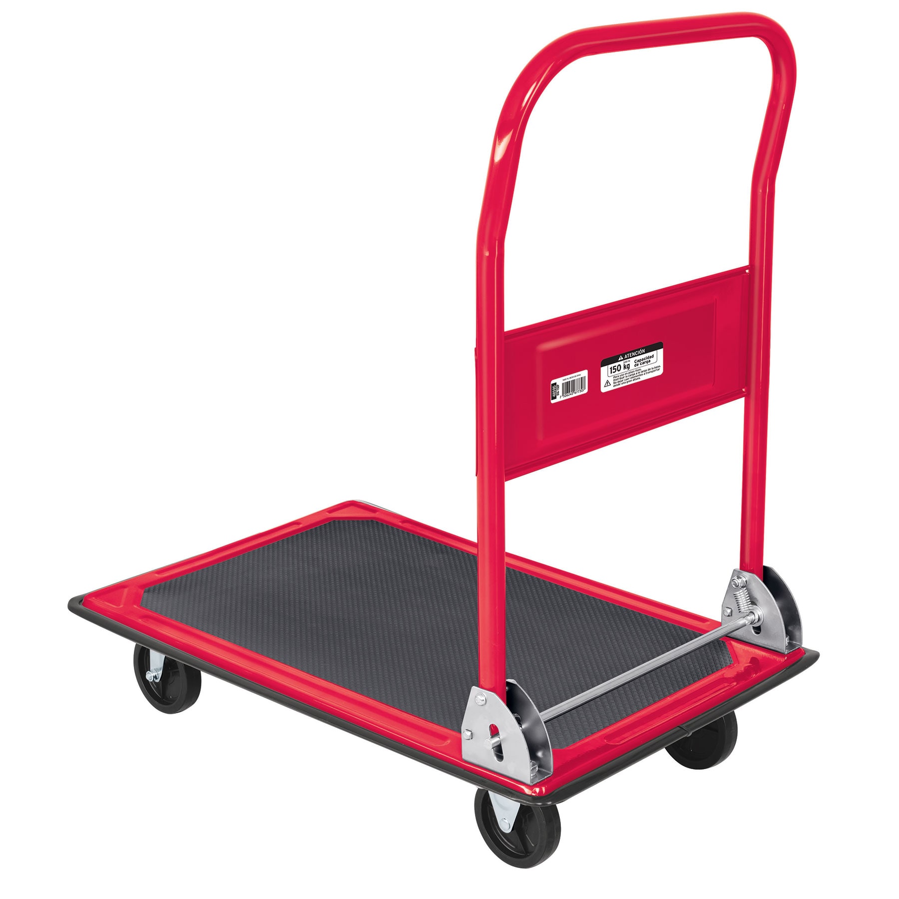 Foto 2 pulgar | Carro de Carga Plegable Pretul tipo Plataforma 150 Kg color Rojo