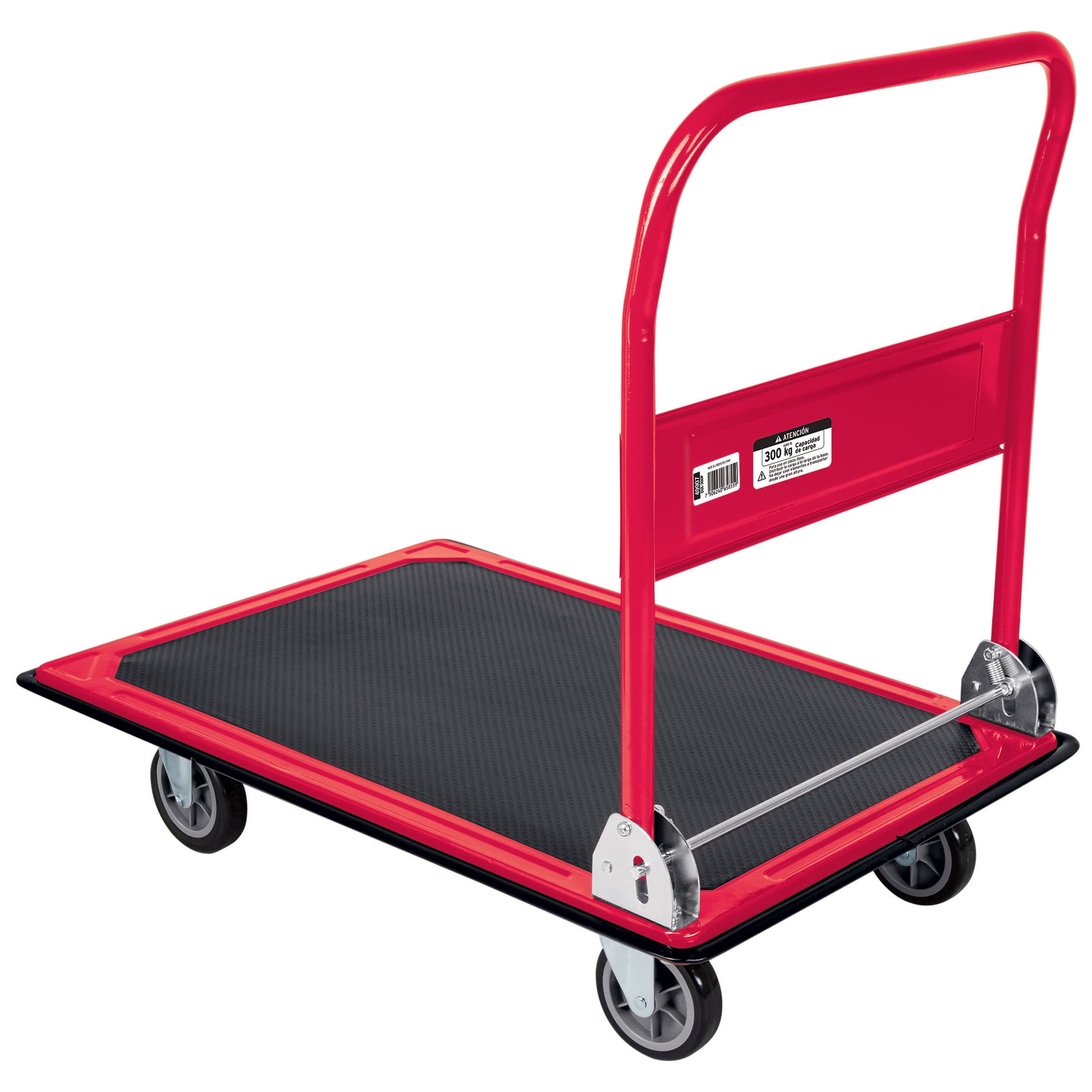 Foto 2 pulgar | Carro de Carga Plegable Pretul tipo Plataforma 300 Kg color Rojo