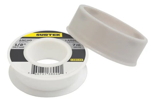 Cinta Sella Roscas 138057 13mm X 13m Surtek $109