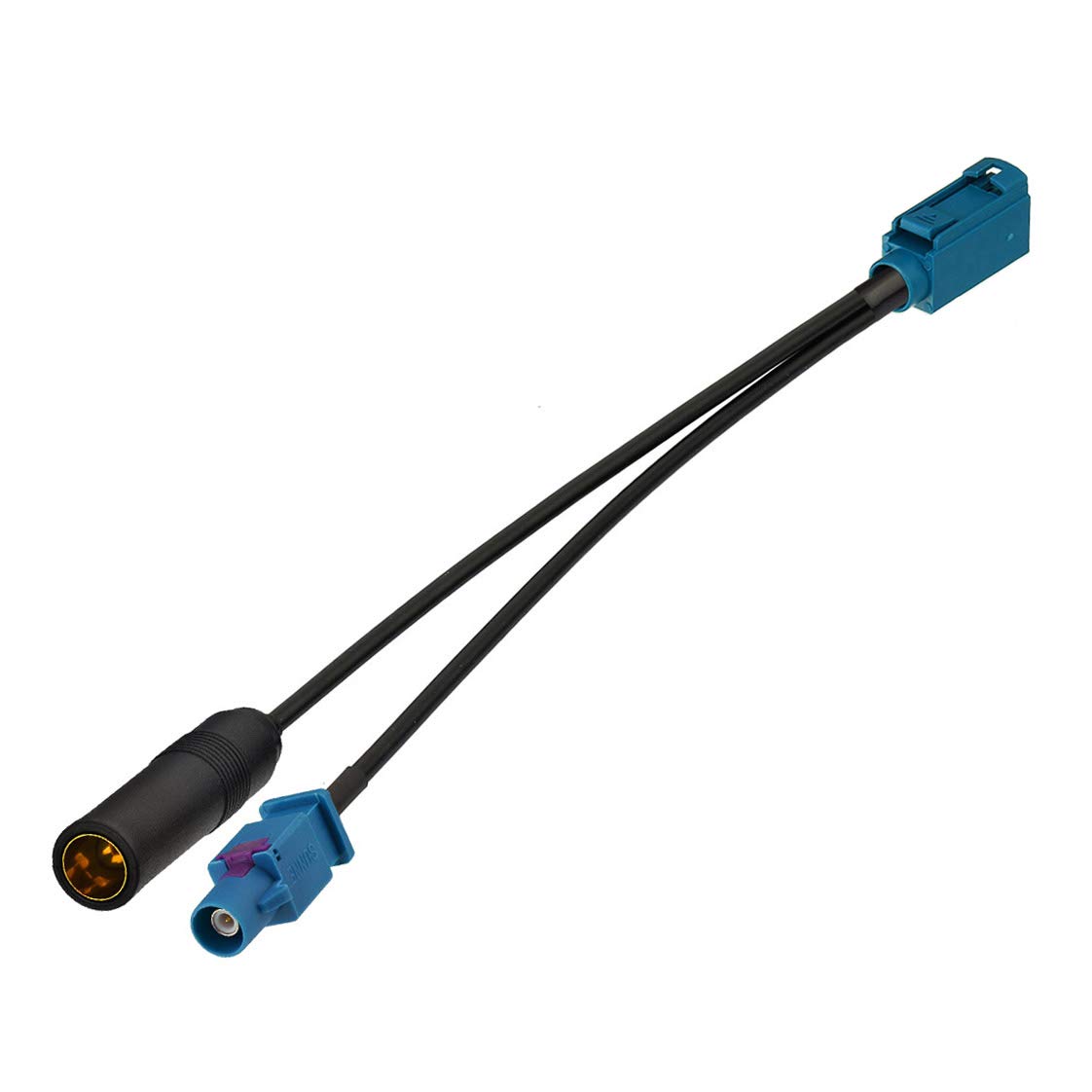 Foto 3 | Divisor De Antena De Coche Bingfu Fakra Z Hembra Macho A Din 15 Cm - Venta Internacional.