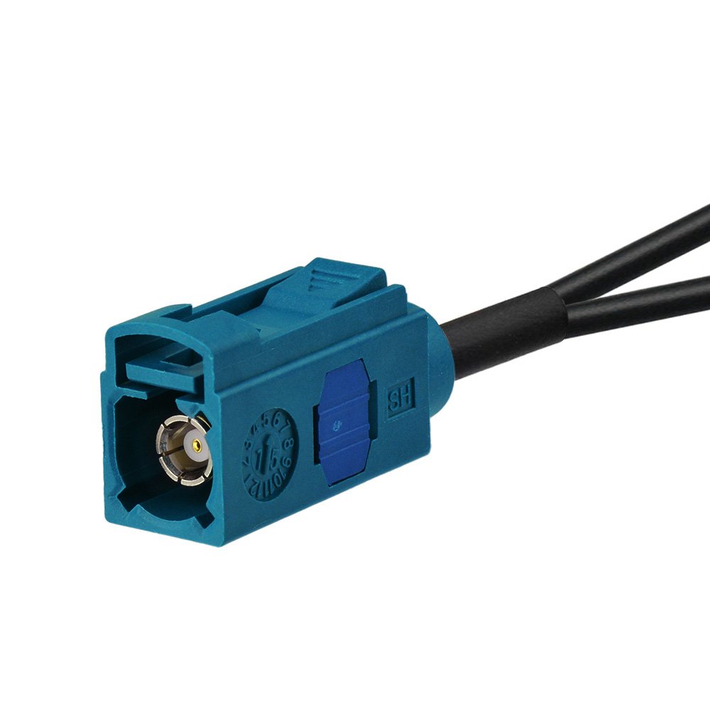 Foto 5 pulgar | Divisor De Antena De Coche Bingfu Fakra Z Hembra Macho A Din 15 Cm - Venta Internacional.