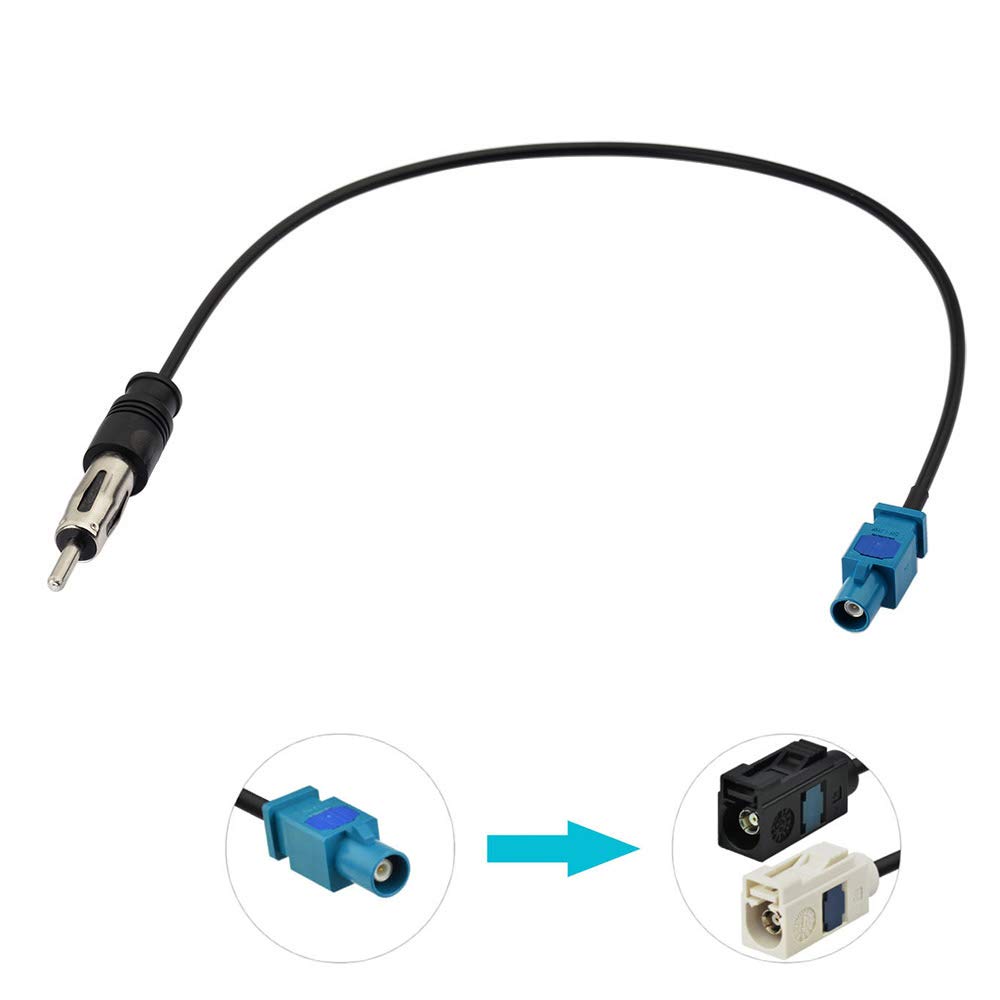 Foto 3 pulgar | Adaptador De Antena De Coche Bingfu Fakra Z Macho A Conector Din De 30 Cm - Venta Internacional.