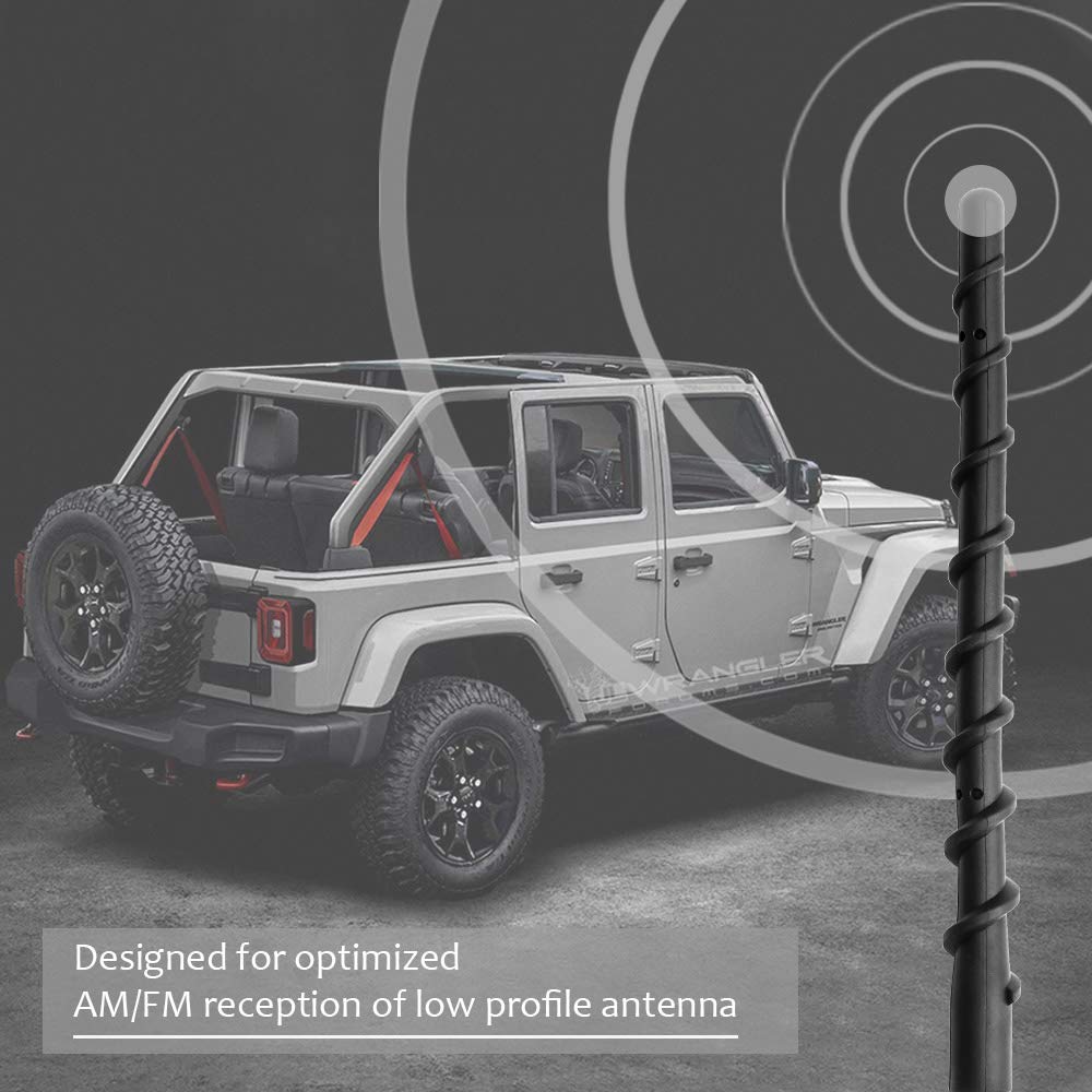 Foto 7 pulgar | Antena Vofono De 9 Pulgadas Para Jeep Wrangler Gladiator Jl Jk Jt - Venta Internacional.