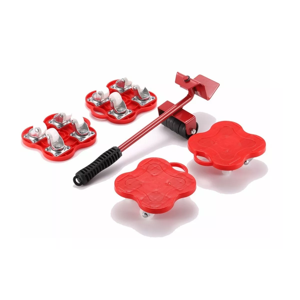 Foto 2 pulgar | Herramienta Elevadora Con Ruedas Para Mover Muebles Pesados Eo Safe Imports Esi-16027 Rojo
