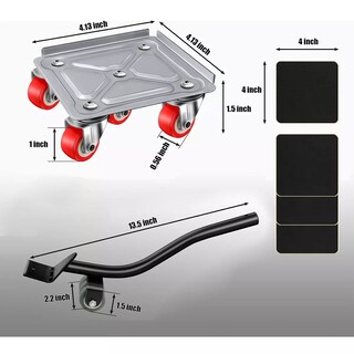 Foto 2 | Herramienta Elevadora Con Ruedas Para Mover Muebles Pesados Eo Safe Imports Esi-16028 Multicolor