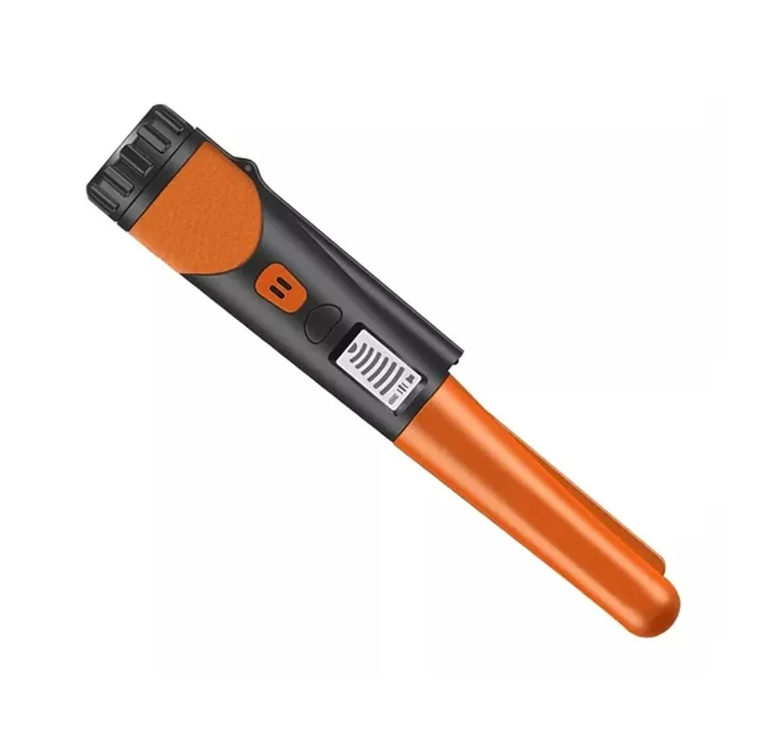 Detector de Metales Portátil Belug con LCD color Naranja con Negro