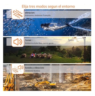 Foto 4 | Detector De Metales Portátil Buscador Tesoro Con Lcd, Naranja