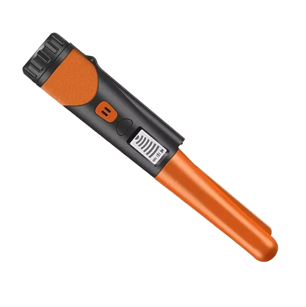 Detector De Metales Portátil Buscador Tesoro Con Lcd, Naranja