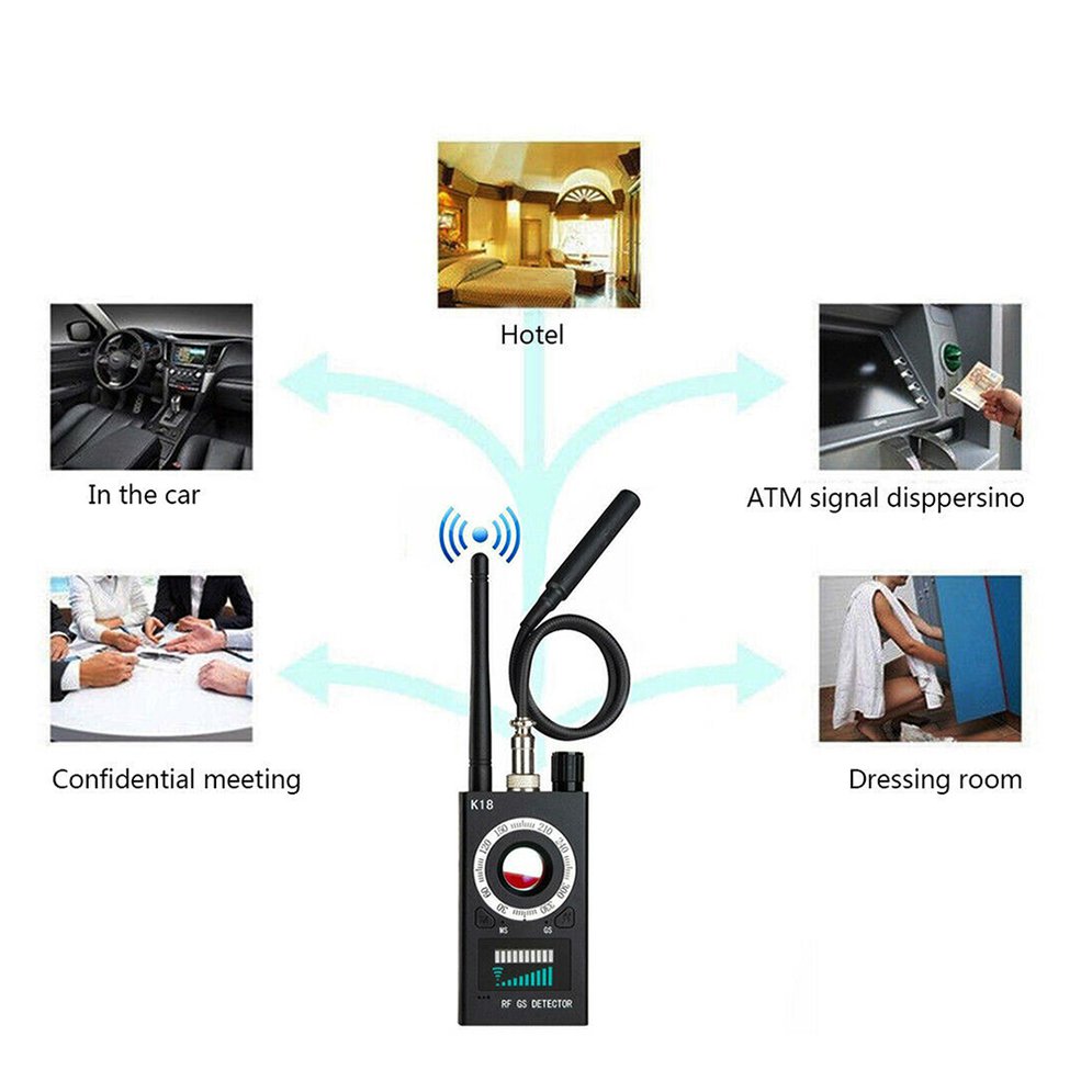 Foto 4 | Detector De Señal Inalámbrico Detector Gps Magnético K18 - Venta Internacional.