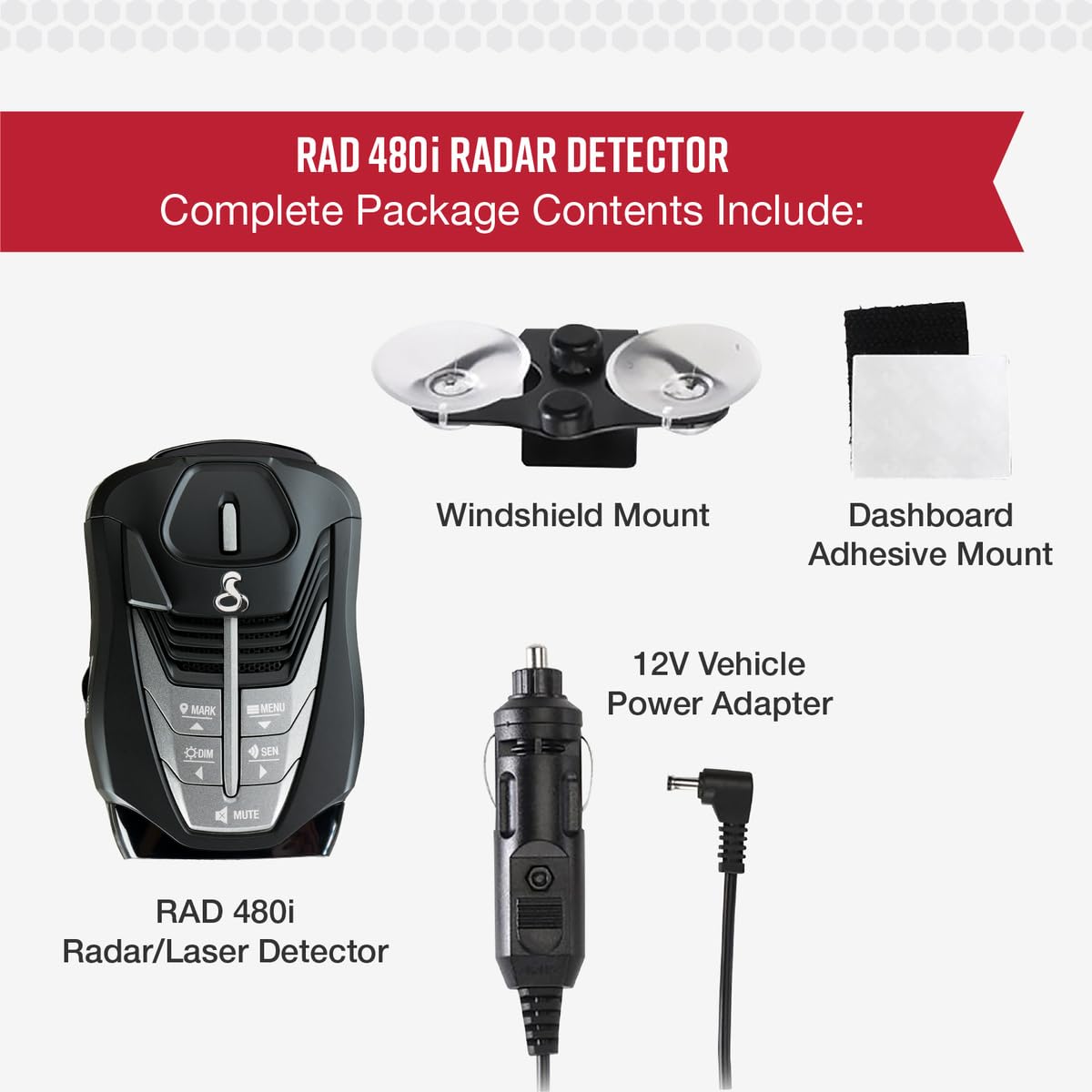 Foto 7 | Detector De Radar Cobra Rad 480i Con Detección Láser De Largo Alcance - Venta Internacional.