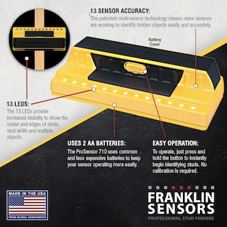 Foto 4 | Stud Finder Franklin Sensors 710 Professional, 13 Sensores - Venta Internacional.