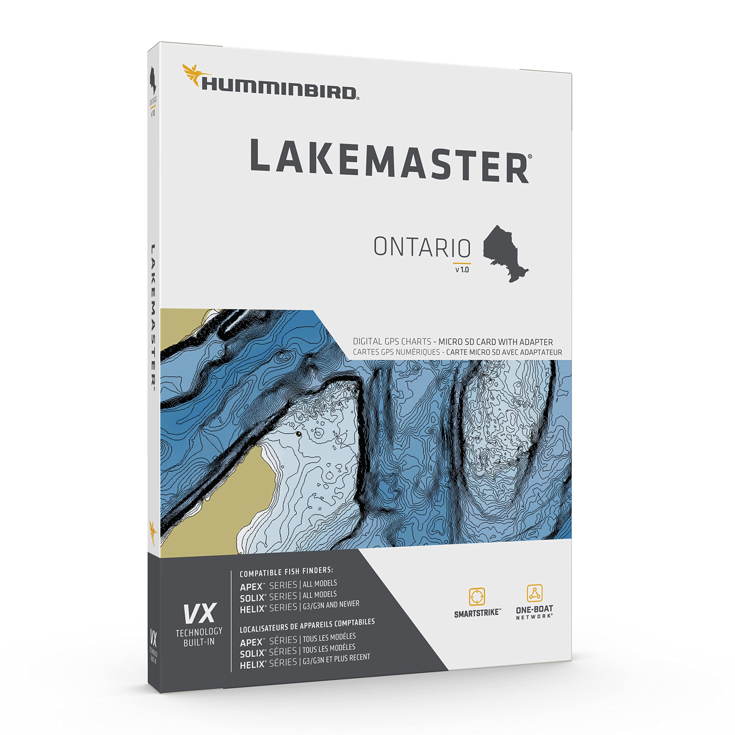 Foto 3 pulgar | Fishfinder Humminbird 601020-1 Lakemaster Ontario V1 - Venta Internacional.