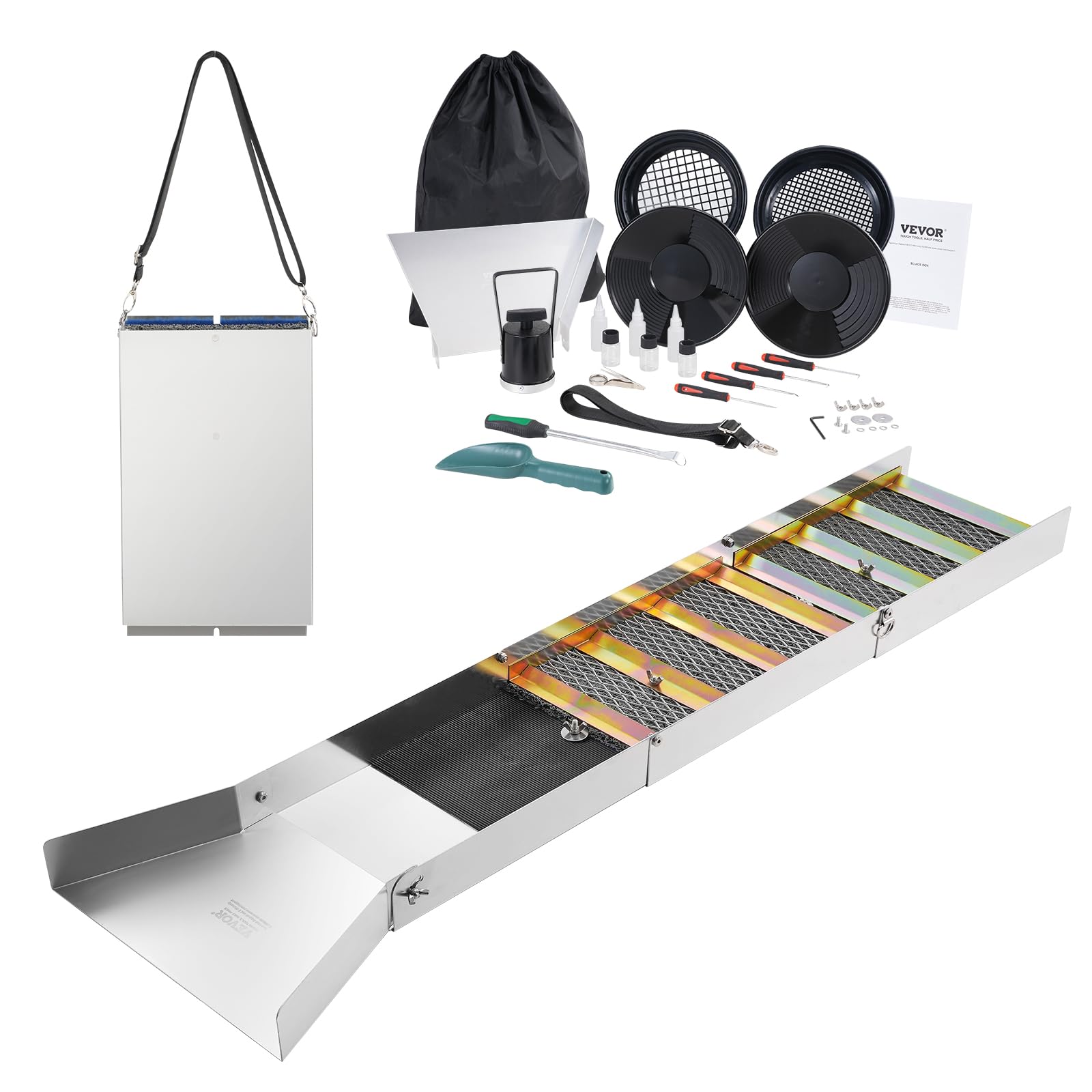 Foto 1 | Kit De Barrido Dorado Vevor Caja De Esclusa Completa Con Accesorios - Venta Internacional.