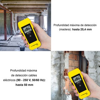 Foto 5 | Escaner De Pared Metales Ferrosos Y No Ferrosos, Cables En Vivo, Subestructuras De Madera A Una Profundidad De 50 Mm