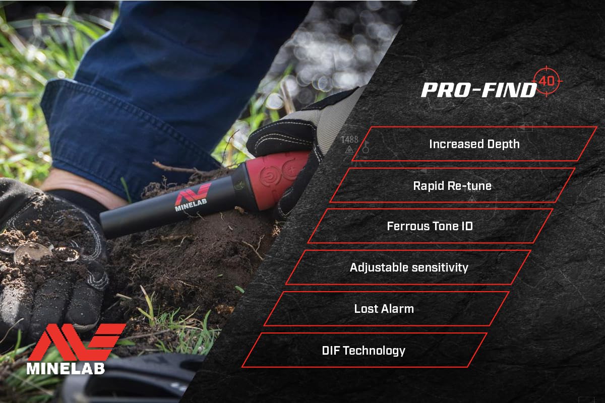Foto 3 | Detector De Metales Pinpointer Impermeable Minelab Pro-find 40 - Venta Internacional.