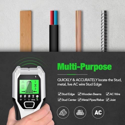 Foto 5 pulgar | Escáner De Pared Stud Finder Folai 5 En 1, Inteligente Mejorado Con Pantalla Lcd - Venta Internacional.