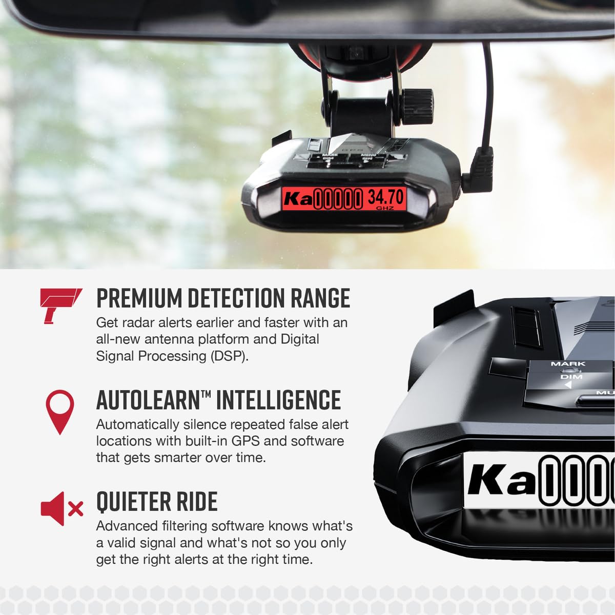 Foto 4 pulgar | Detector De Radar Láser Cobra Rad 700i Premium Detection - Venta Internacional.