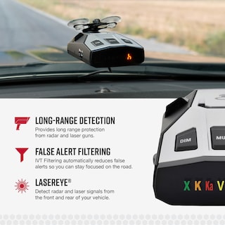 Foto 3 | Detector De Radar Láser Cobra Rad 350 Oled De Largo Alcance Negro - Venta Internacional.