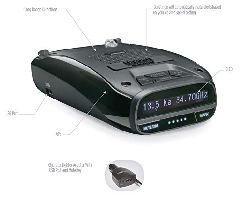 Foto 6 pulgar | Detector De Radar Uniden Dfr7 De Súper Largo Alcance Con Gps, Oled - Venta Internacional.