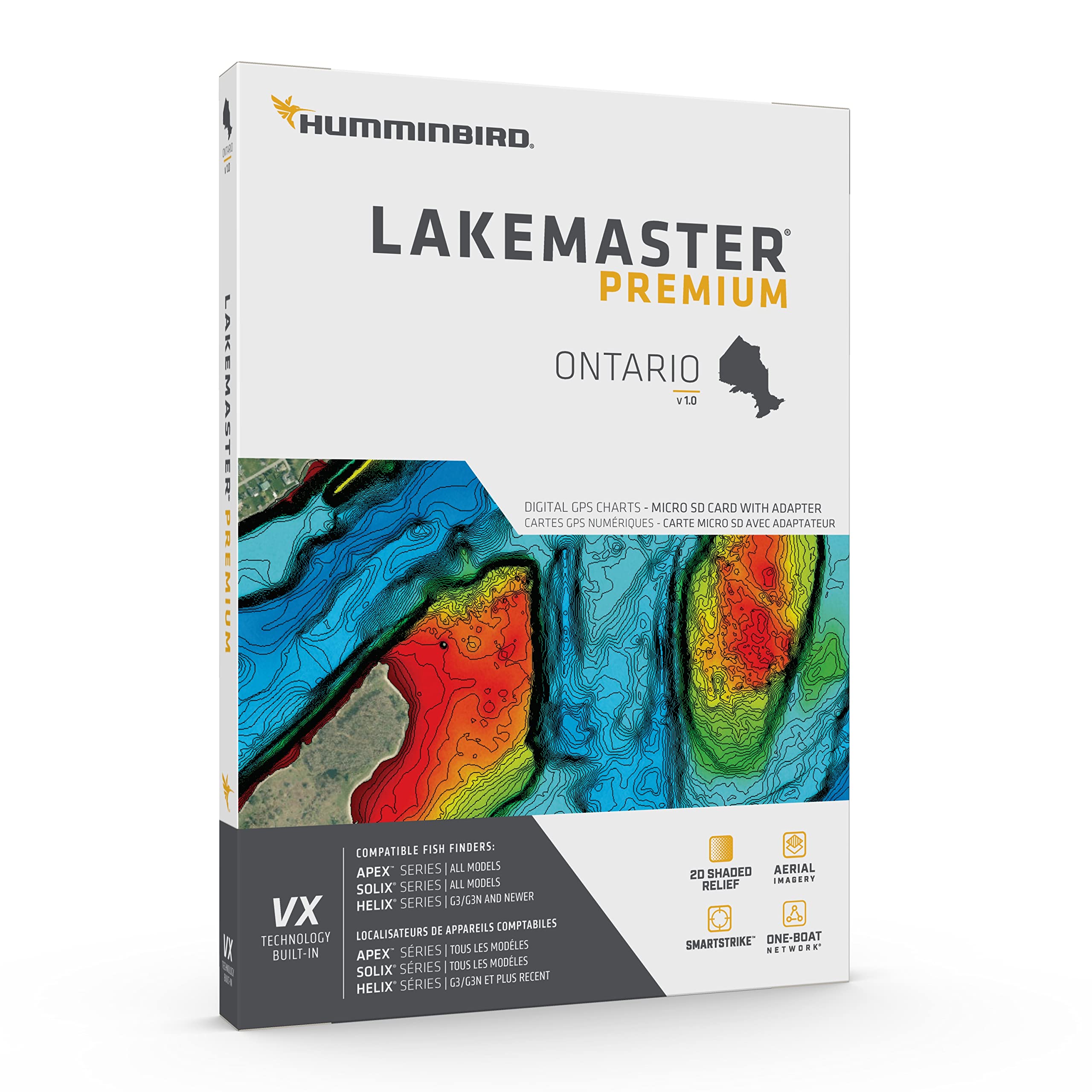 Foto 3 pulgar | Fishfinder Humminbird 602020-1 Lakemaster Premium Ontario V1 - Venta Internacional.