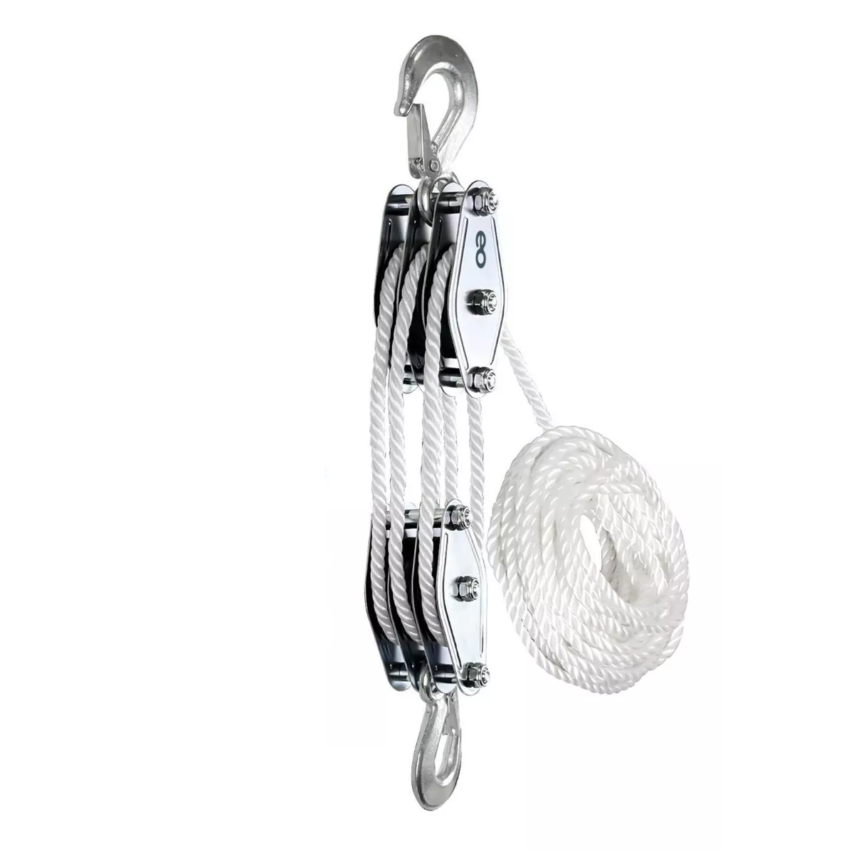 Polea Garrucha Bloque Elevadora Estándar Eo Safe Imports Esi-18759 Plata