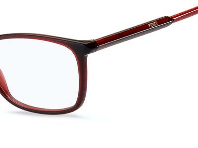 Foto 3 | Armazón Oftálmico Fendi Ff0448 Rectangulares Borgoña Oscuro