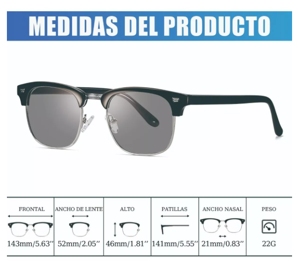 Foto 4 pulgar | Lentes Fotocromáticos para Computadora Unisex Luz Azul