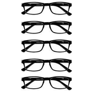 Foto 7 | Magma Life Lentes Para Lectura Y Computadora 5 Piezas Con Blue Light Y Armazones Negros (0.5 Dioptrías Multicolor)