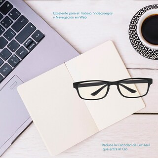 Foto 8 | Magma Life Lentes De Lectura 2.0 Con Blue Light Set De 5 Gafas Armazón Negro Para Hombre Y Mujer Uso En Computadora