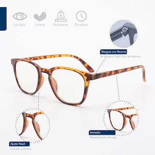 Foto 7 | Magma Life Lentes Para Lectura Y Computadora 3 Dioptrías | Pack De 5 Gafas Con Filtro Blue Light Y Armazones Modernos