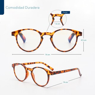 Foto 2 | Magma Life Lentes Para Computadora Y Lectura: Set De 5 Con Tecnología Blue Light Y Armazones Clásicos (2.5 Dioptrías)