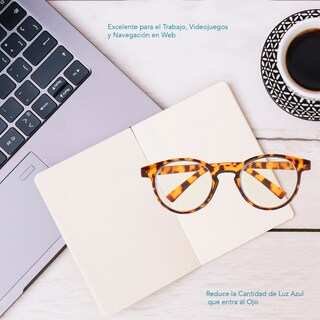Foto 7 | Magma Life Lentes Para Computadora Y Lectura: Set De 5 Con Tecnología Blue Light Y Armazones Clásicos (2.5 Dioptrías)