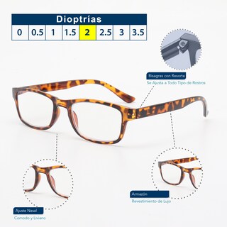 Foto 3 | Set de 5 Lentes Lectura 2.0 Magma Life Filtro Blue Light Unisex