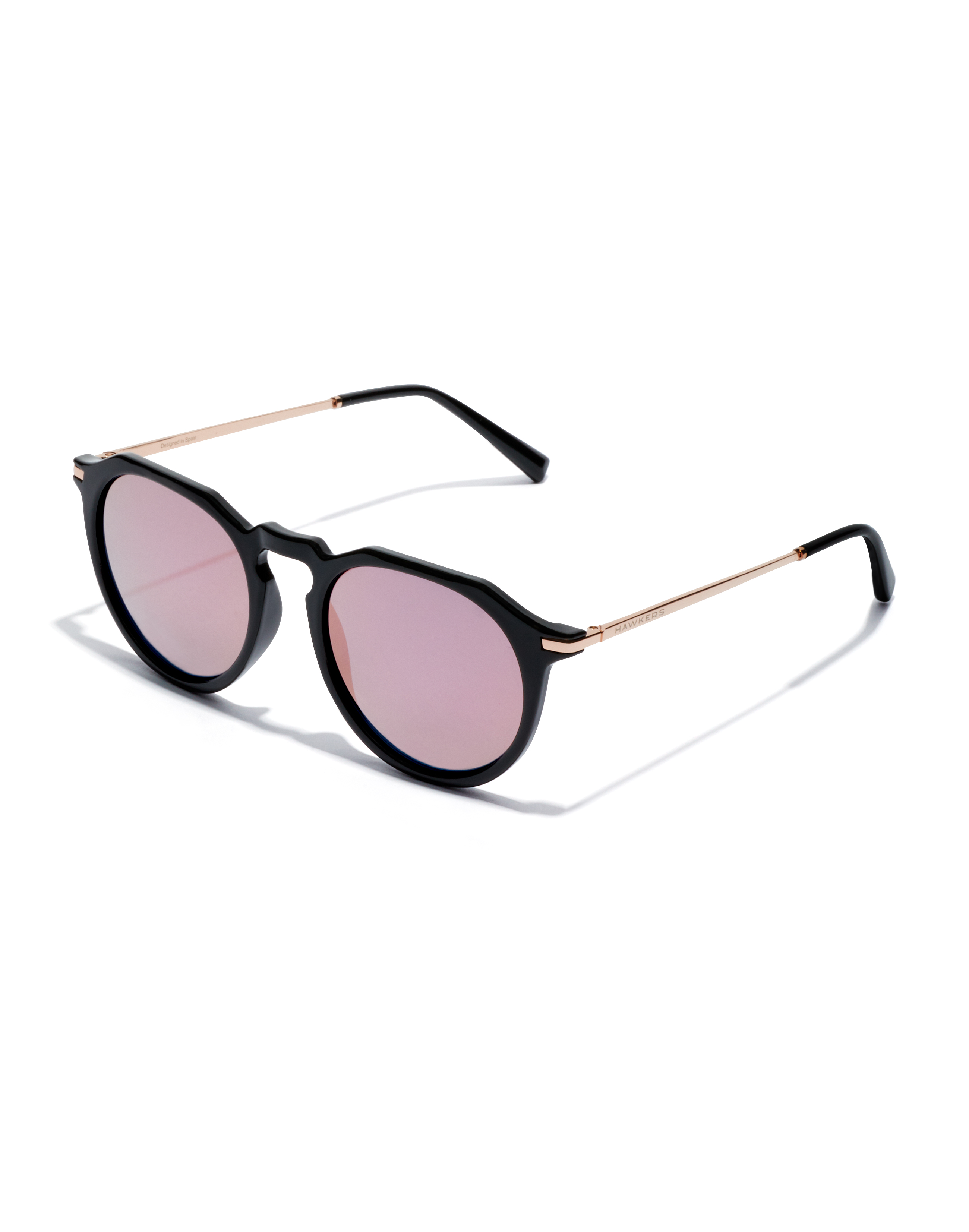 Foto 2 pulgar | Lentes Black Rose Gold Warwick Crosswalk para Hombre y Mujeres Uv400 Hawkers color Negro