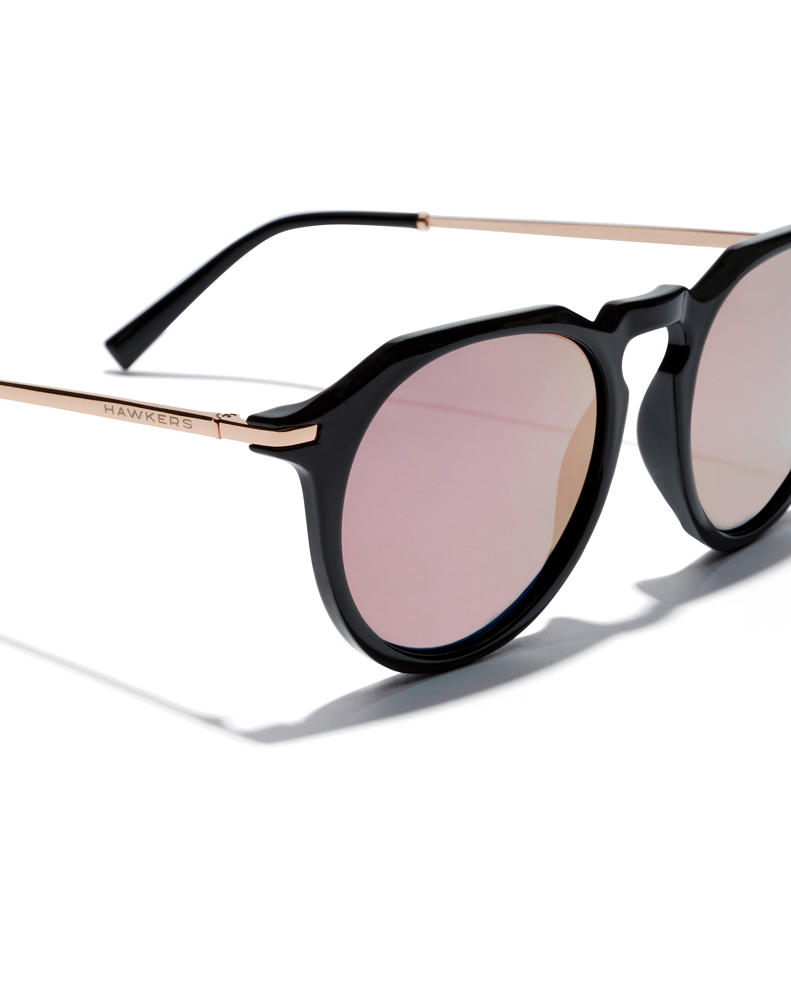 Foto 4 pulgar | Lentes Black Rose Gold Warwick Crosswalk para Hombre y Mujeres Uv400 Hawkers color Negro