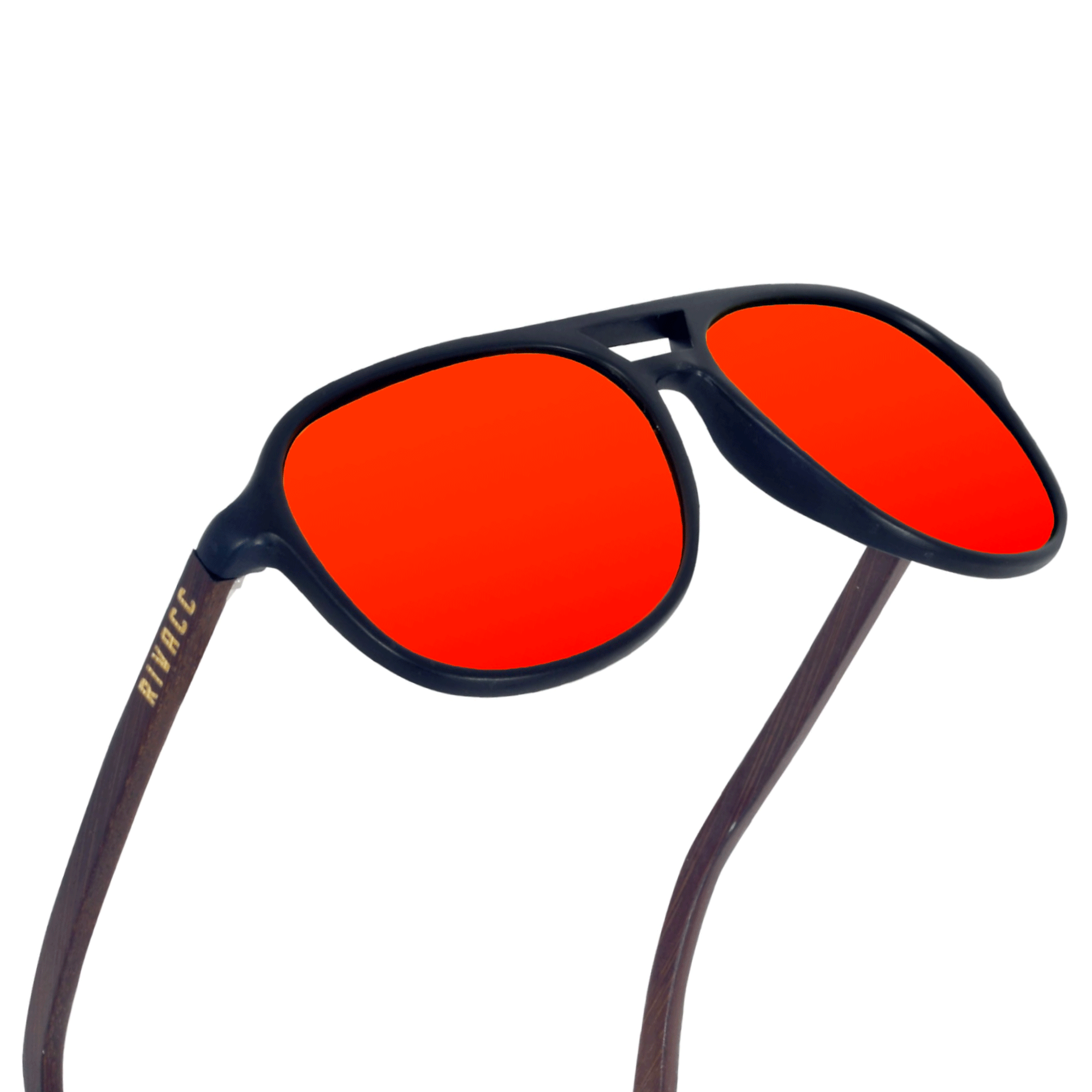 Foto 5 | Lentes de Sol Rivacc Diseño Milan Polarizados Red Mirror color Rojo