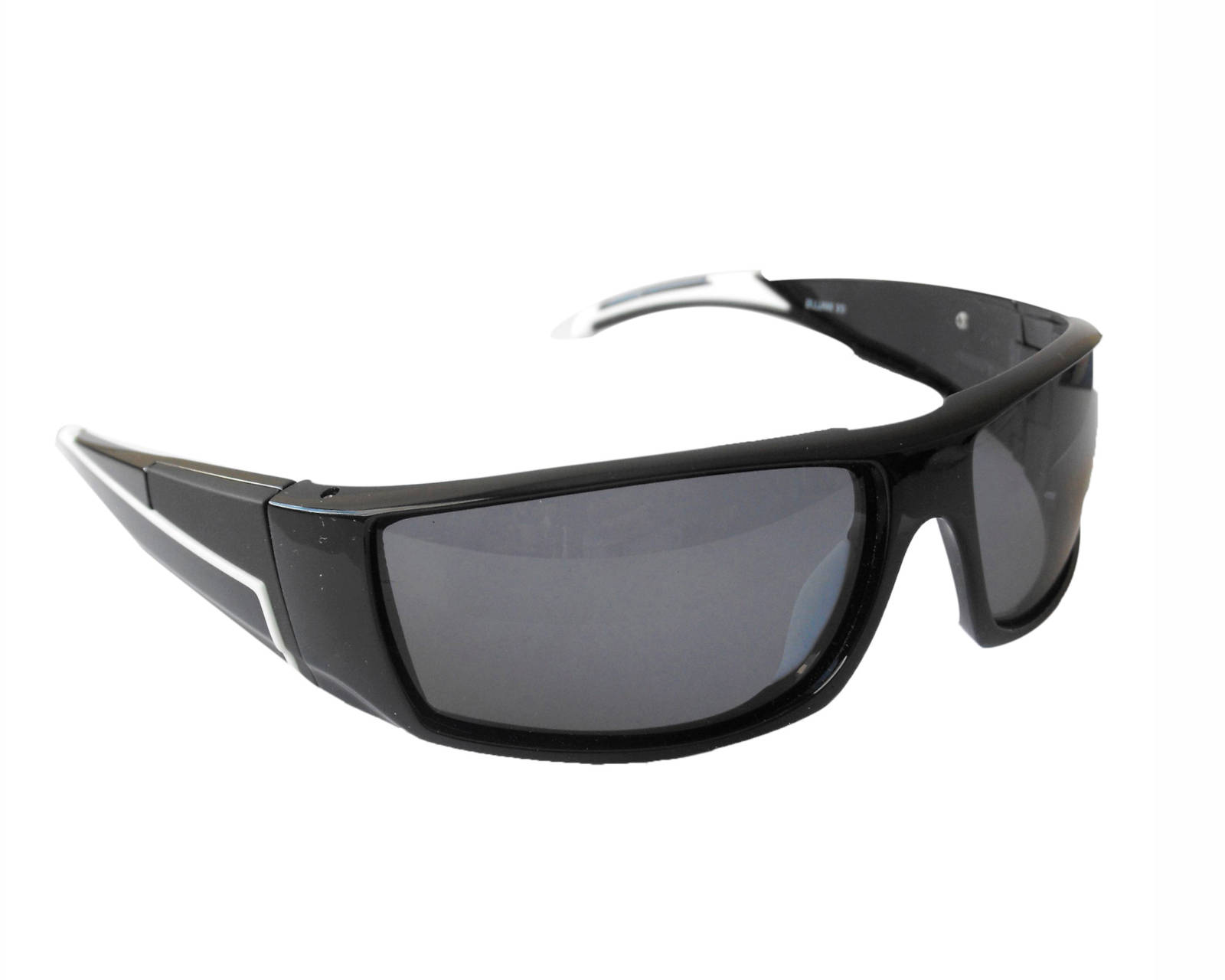 Foto 1 | Lentes Polarizados Wallis Armazón Negro Varillas Negro con Blanco Micas Humo