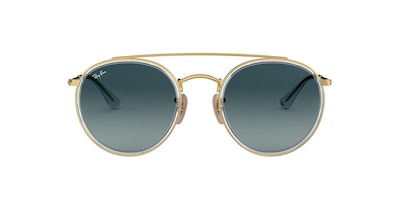 Foto 1 | Lentes De Sol Round Double Bridge color Azul Rayban