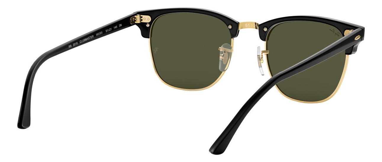 Foto 9 pulgar | Lentes de Sol Clubmaster Classic Ray-ban color Verde