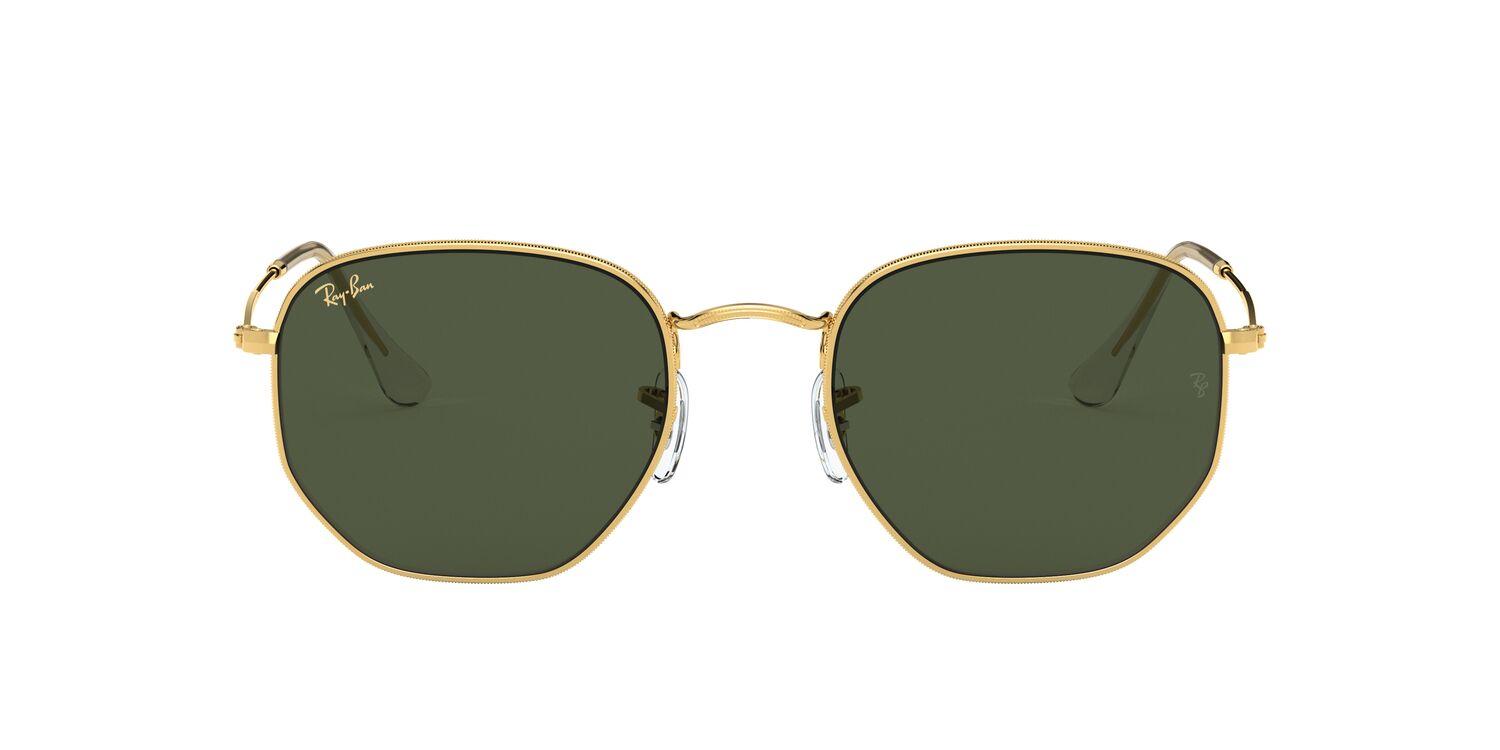 Lentes de Sol Hexagonal Ray-ban color Verde