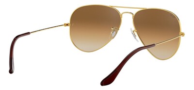 Foto 8 | Lentes de Sol Aviator Classic Dorado Brown Ray-ban color Marrón
