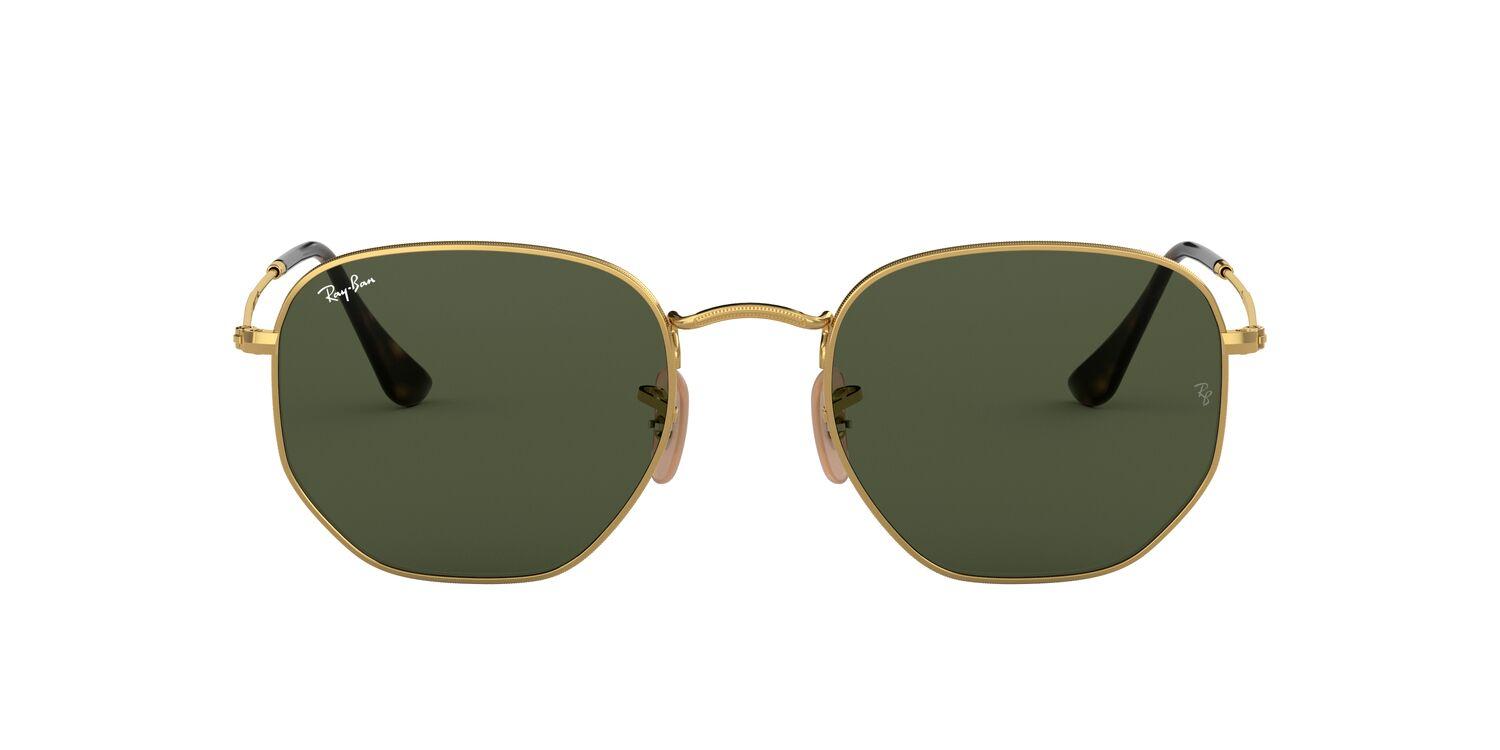 Foto 1 | Lentes de Sol Hexagonal Classic Ray-Ban RB3548N color Verde