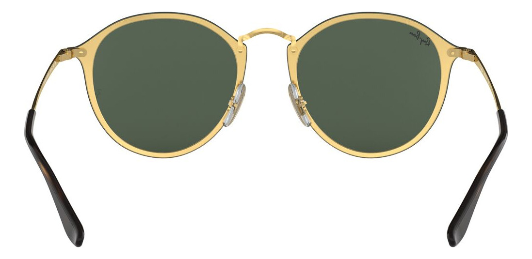Foto 8 pulgar | Lentes de Sol Round Fleck Blaze Ray-Ban color Verde