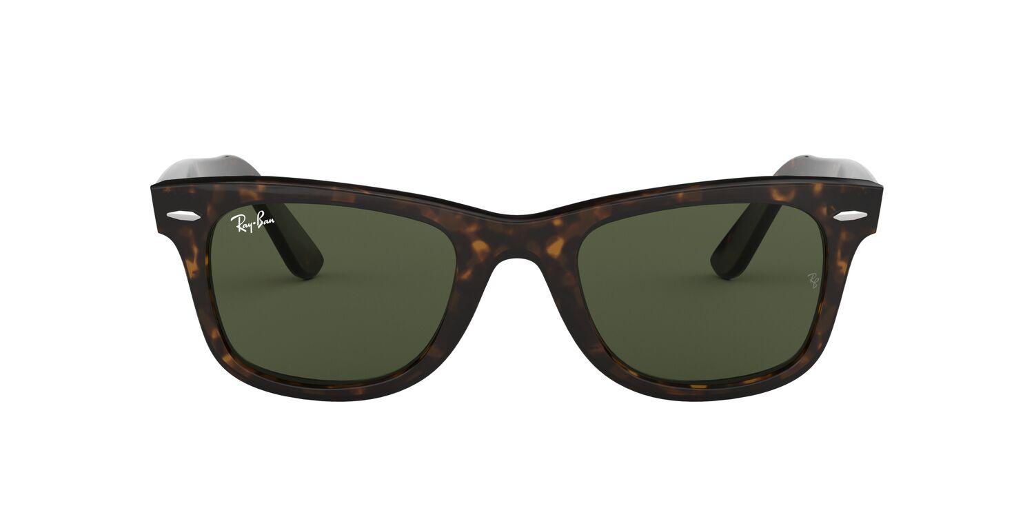 Foto 2 pulgar | Lentes de Sol Wayfarer Classic Tortoise Green Ray-Ban color Verde